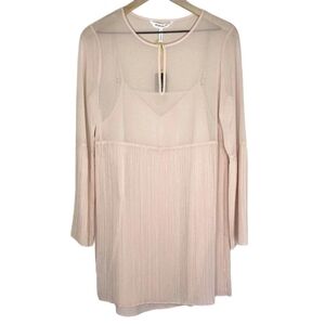 BCBGeneration Blush Long Sleeve Shirt Dress - Size Small - New With Tags